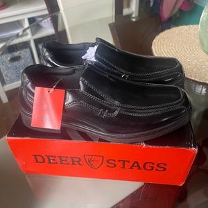 New with tags boys Deer Stags dress shoes size 3Y.